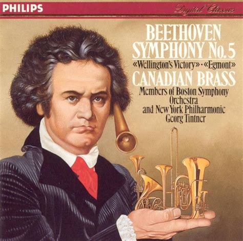 Beethoven Symphony No 5 Wellingtons Victory Egmont Canadian Brass Cd Album