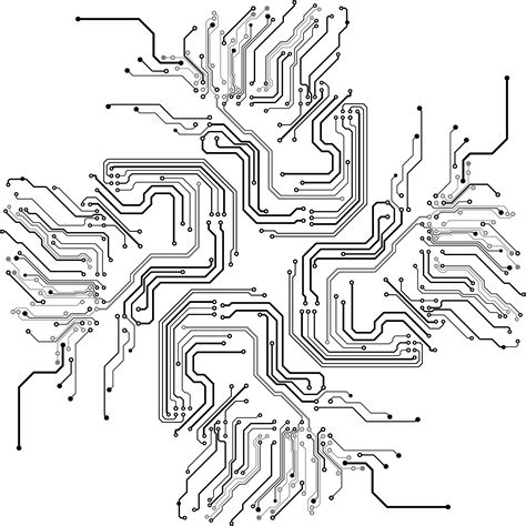 Circuit Background Vector Png Download Lineas De Circuito Png Images