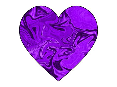 Purple Swirl Heart 2 Free Stock Photo Public Domain Pictures