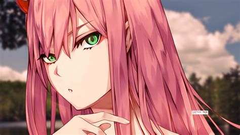 Zero Two 1920 X 1080 Zero Two Beauty Hd Wallpaper Background Image