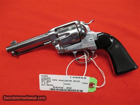 Ruger Vaquero Bisley Stainless 357 Mag4 58 Used