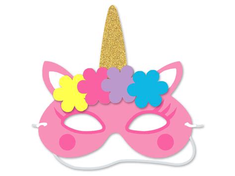 Pin On Diy Printable Color Your Own Unicorn Mask Kids Crafts Masks