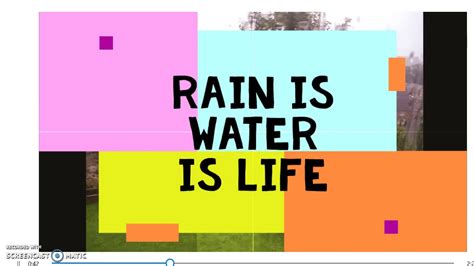 Rain Is Water Is Life 427 Recording 160 Youtube