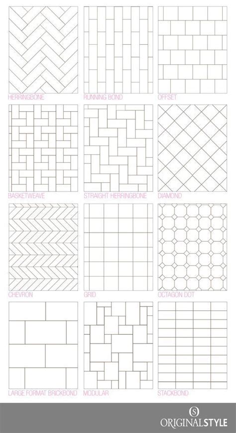 12x24 Tile Patterns Floor Tile Patterns Layout Bathroom Floor Tile