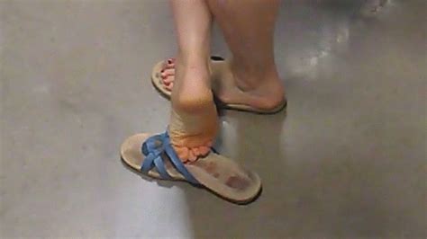 Sweaty Toe Print Shoeplay In The Checkout Line The Prequel Shoeplay Usa Clips4sale