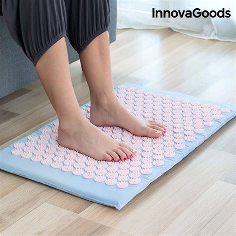Kommt kompakt im set mit kissen und tragetasche. Akupunkturmatte von InnovaGoods | Myonlyshop