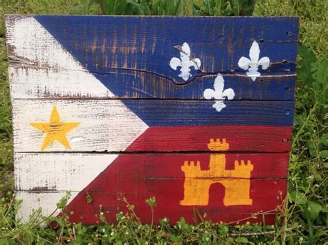 Louisiana Acadiana Flag By Thesouthernpallet On Etsy