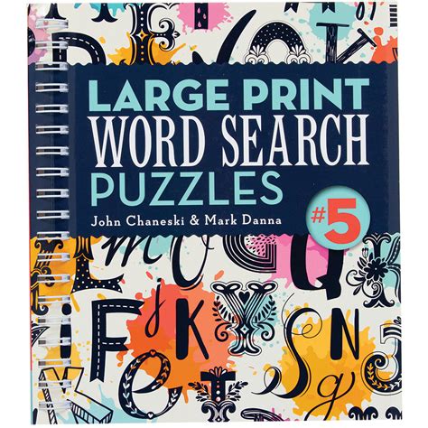 Large Print Word Puzzles 5 Book Spilsbury