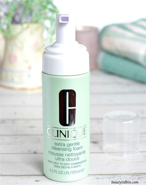 New From Clinique Extra Gentle Cleansing Foam Beautytidbits