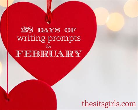 28 Days Of Writing Prompts The Sits Girls Writing Prompts April
