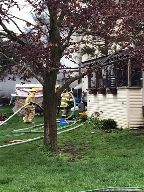 Dryden Firefighters Respond To Shed Fire In Trailer Park