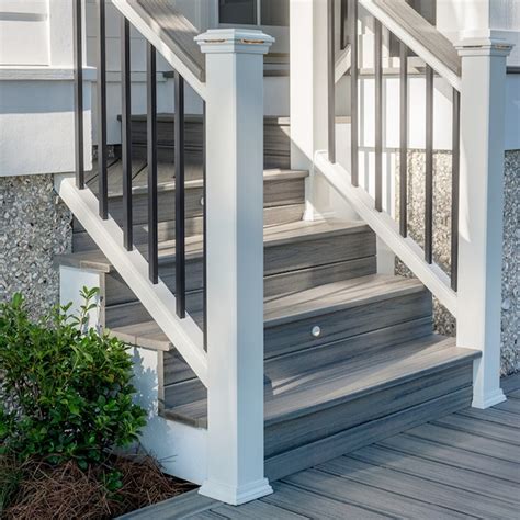 Trex Transcend 1 In X 6 In X 12 Ft Island Mist Grooved Composite Deck
