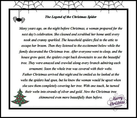 This tradition marked it place here with the help of the georgian. The Story of The Little Christmas Spider. Video Tutorial ...