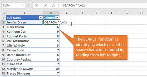 How To Split Text In Cells Using Formulas Excel Campus
