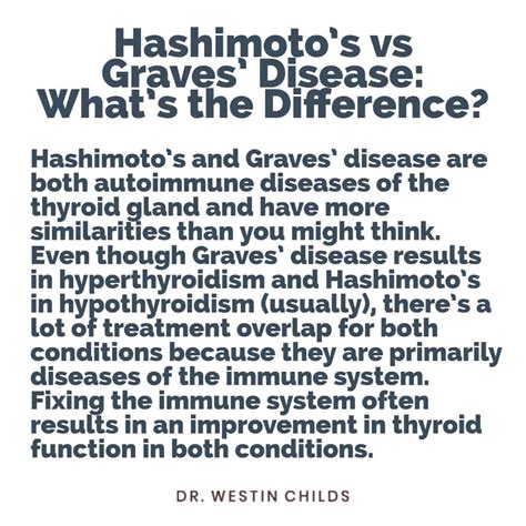Hashimotos Vs Graves Disease Differences And Similarities