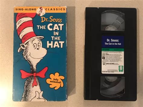 Dr Seuss The Cat In The Hat Vhs Sing Along Classics