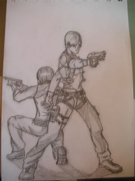 Resident Evil 4 Leon And Luis By Quarathzx On Deviantart