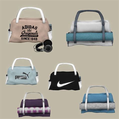 Sims 4 Ccs The Best Decor Gym Bag And Headphones By Leo Sims Bag