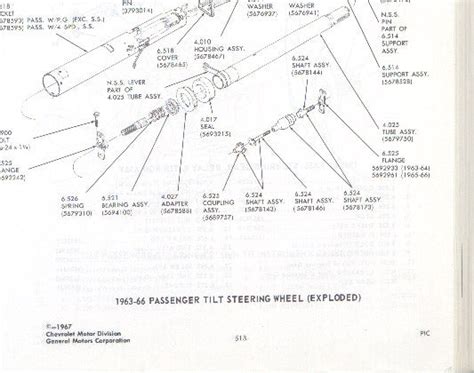 1965 Chevelle Steering Column Diagram Wiring Diagram