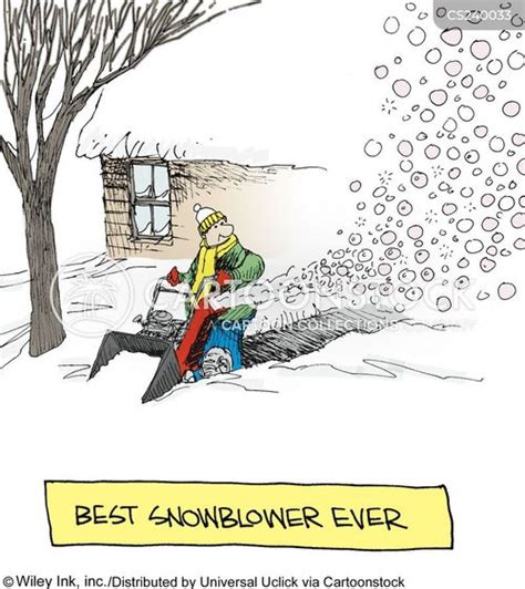 Snowblower Cartoons And Comics Funny Pictures From Cartoonstock