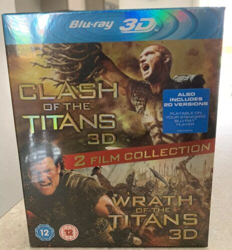 Wrath Of The Titans Double Pack 3d Blu Ray 4 Disc Set Ebay