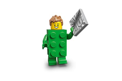 Lego 71027 Serie 20 Green Brick Costume Guy Unieke Bricks Passie