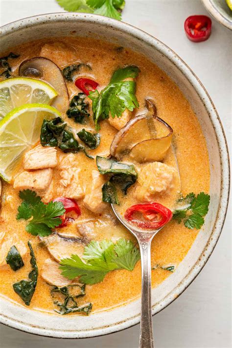 Thai Coconut Curry Chicken Soup Recipe Simply Quinoa