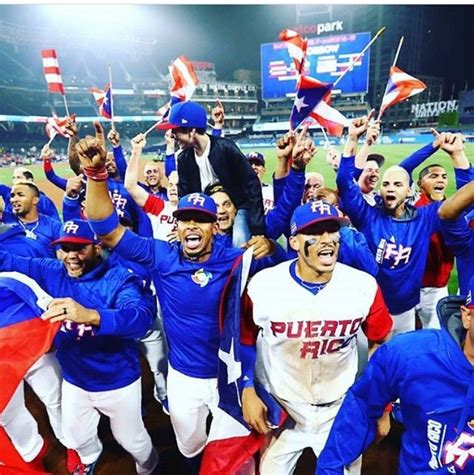 Demasiado Orgullo En Una Foto World Baseball Classic 2017 Team Puerto Rico Mis Rubitos Yo Soy