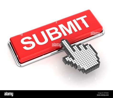 Clicking A Submit Button Stock Photo Alamy