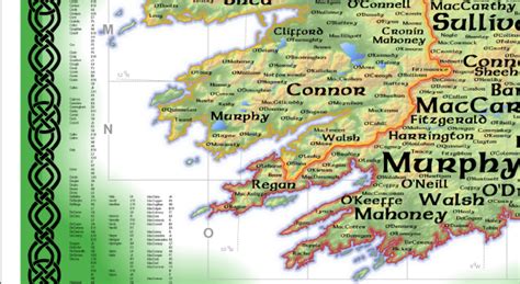 Geo Genealogy Of Irish Surnames