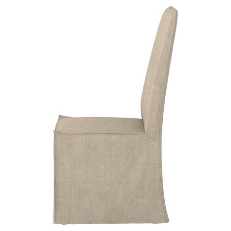 Hampton dining chair with slipcover, linen talcby skyline furniture mfg inc. Lena Modern Classic Light Linen Slipcover Dining Chair - Pair