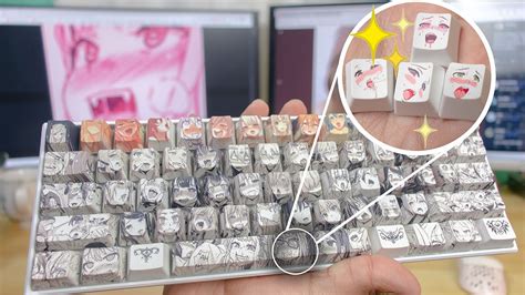 Insane Japanese Anime Keyboard Keycaps YouTube