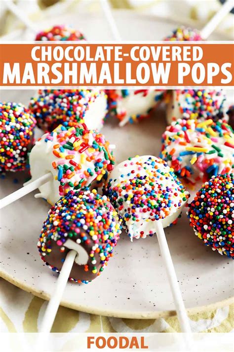 Chocolate Covered Marshmallow Pops Recipe Foodal