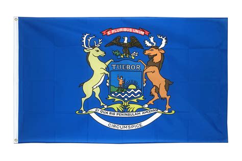 Michigan Flagge Online Kaufen Flaggenplatzde