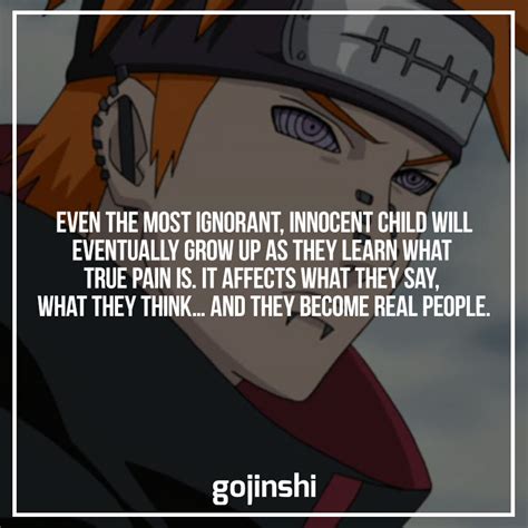 We've searched our database for all the quotes and captions related to pain naruto. Pin on animes