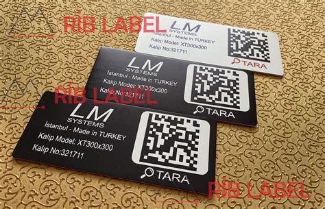 Unique Metal Asset Tags Barcode Metal Tags 5400