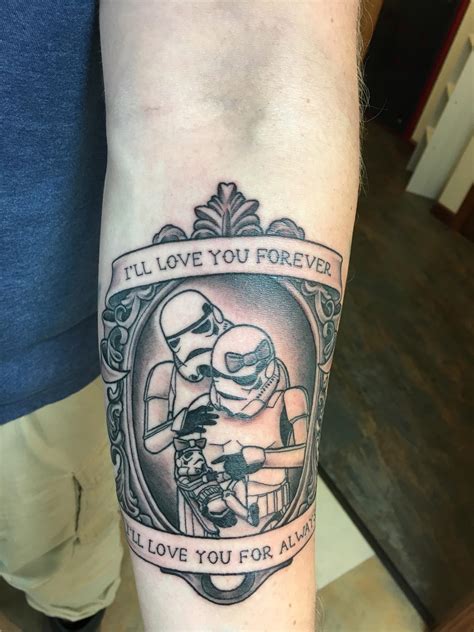 Star Wars Tattoo I Got For My One Month Old Daughter Has A Line From