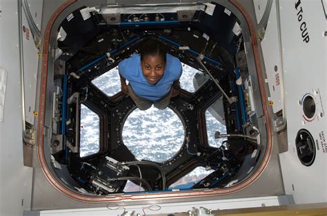 Stephanie Wilson In The Cupola Of The The Planetary Society