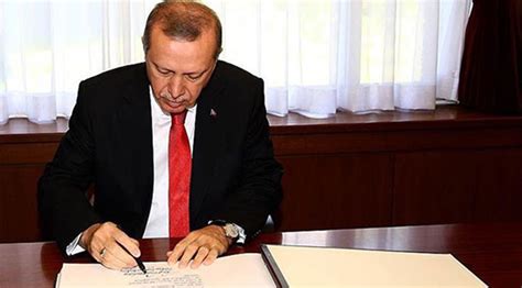 Erdoğan 1 ismi görevden aldı 4 yeni isim atadı