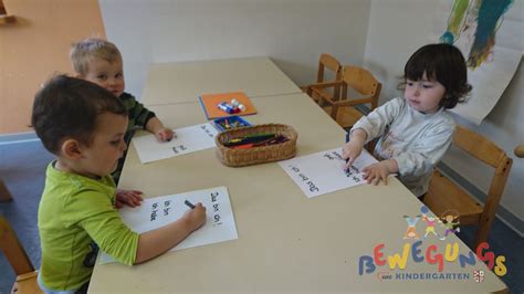 Projekt Zum Thema „wahrnehmung“ Bei Den Minis Kindergarten Im