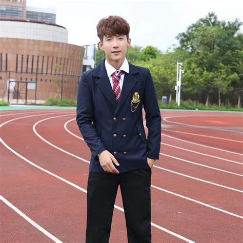 2019 Japanese Fashion Korean Students Wear Uniforms For Boys School