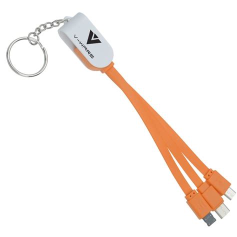 Rotate Charging Cable Keychain 142422