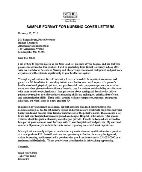 Nursing Cover Letter Example Free Word Pdf Documents Download Nursery