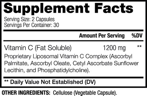 310 Liposomal Vitamin C Capsule Supplement | 310 Nutrition