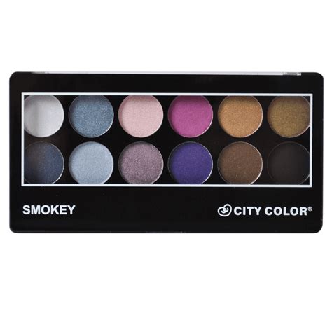 City Color Eyeshadow Palette Smokey Colour Zone Cosmetics