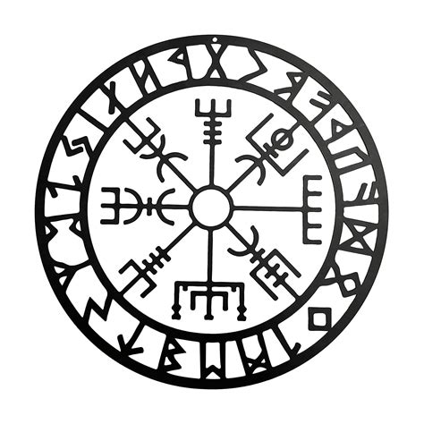 Buy Lovoice Deluxe Viking Compass Norse Wall Art Home Decor Vegvisir