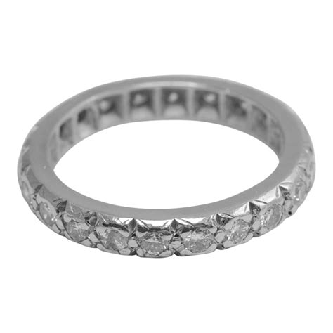 Diamond 18ct Gold Eternity Ring Plaza Jewellery English Vintage
