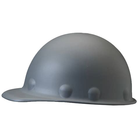 fibre metal p2asw roughneck hard hat swingstrap suspension gray wgl 03