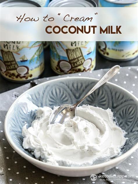 How To Make Coconut Cream Ketodiet Blog