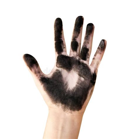 Hands Stained Black Oil Stock Photos Free And Royalty Free Stock Photos